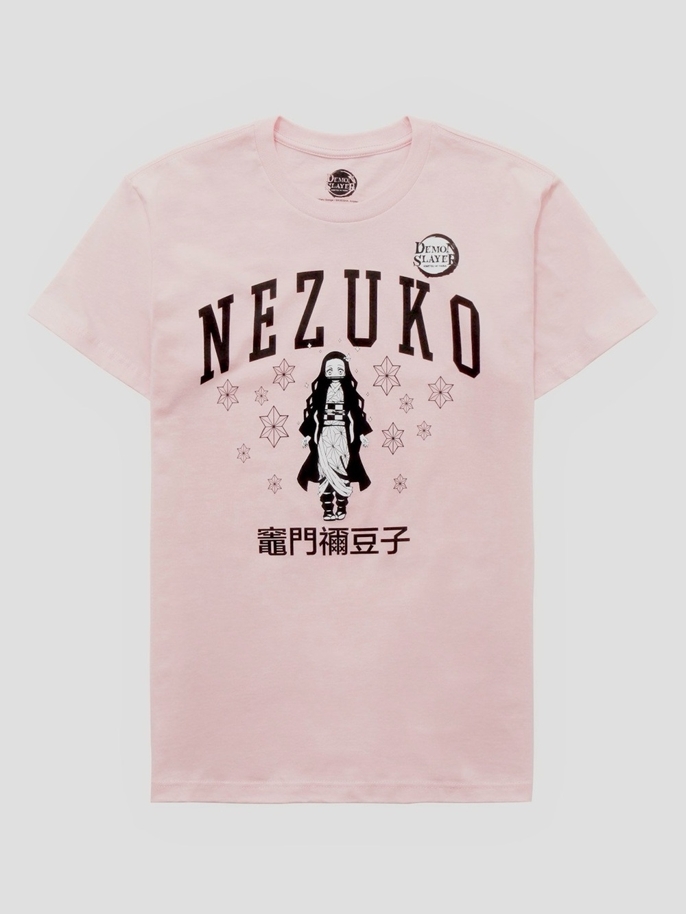 Nezuko Graphic Tee - Pink Short Sleeve